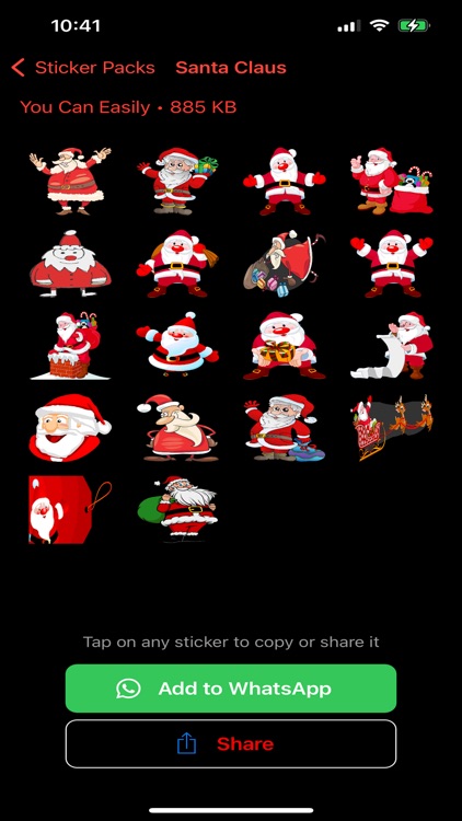 Christmas Stickers WA screenshot-4