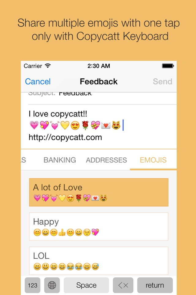 Copycatt - Auto Paste Keyboard screenshot 3