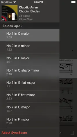 Game screenshot Chopin Études - SyncScore hack