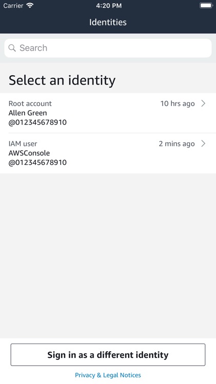 AWS Console screenshot-8