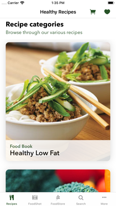 Healthy Recipe Book : FitMe Screenshot