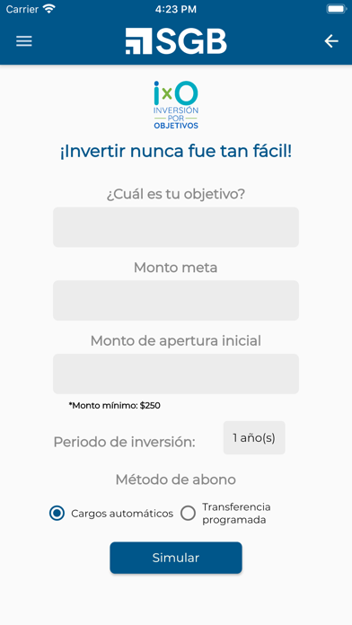 SGB Móvil Screenshot