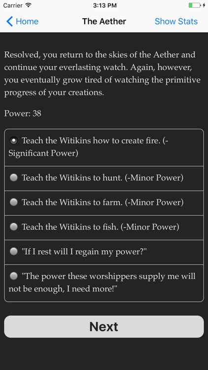 The Aether: Life as a God