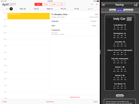 Racing Lite iPad screenshot 5 - Sports app