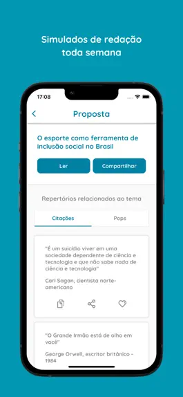 Game screenshot Citaí - Citações e Propostas hack
