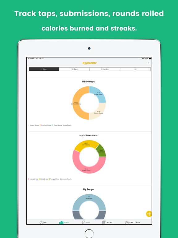 Screenshot #6 pour BJJBuddy - BJJ Tracker Journal