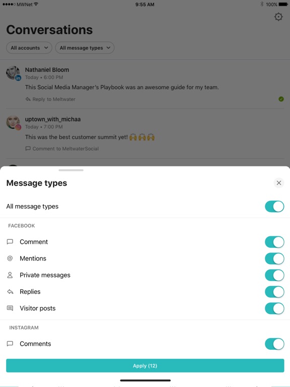 Screenshot #5 pour Meltwater Engage