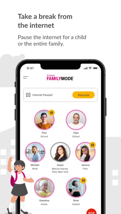 T-Mobile FamilyMode Screenshot