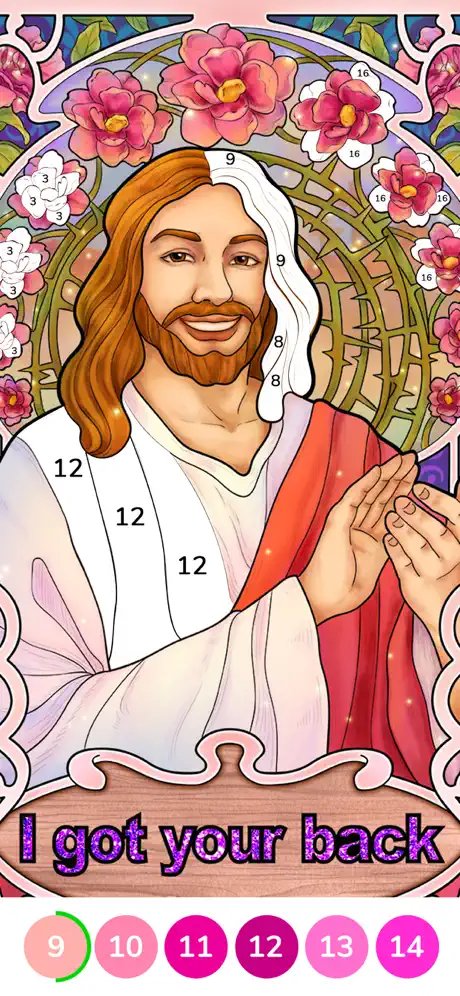 Bible Coloring Paint by Number