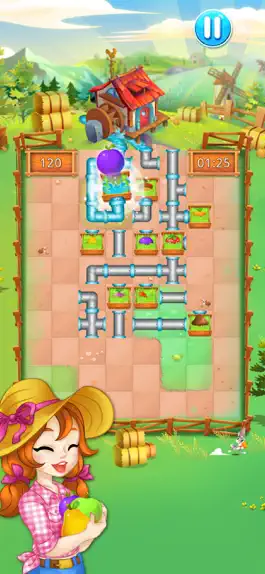 Game screenshot Happy farm : make water pipes mod apk