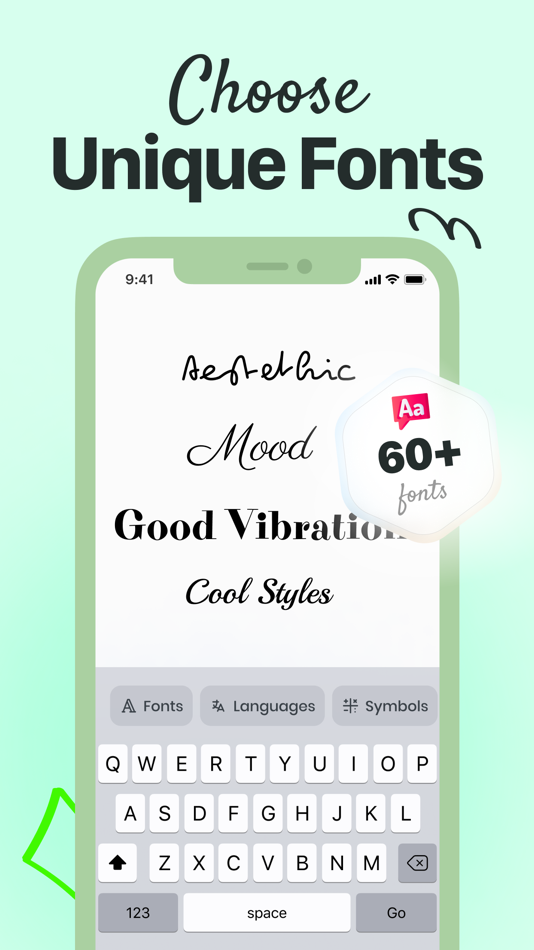 #2. Fonts Master: Custom Keyboards (iOS) 由: Netastica Limited