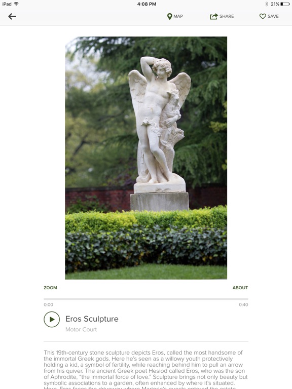 Hillwood Museum & Gardens Tour iPad screenshot 5 - Education app