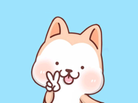 Hachi：Akita Dog Animated Emoji