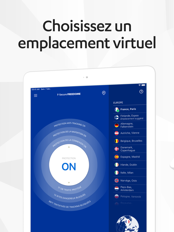 Screenshot #6 pour F-Secure Freedome VPN