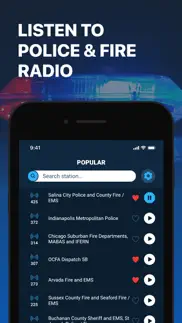 police＋fire scanner radio usa iphone screenshot 1