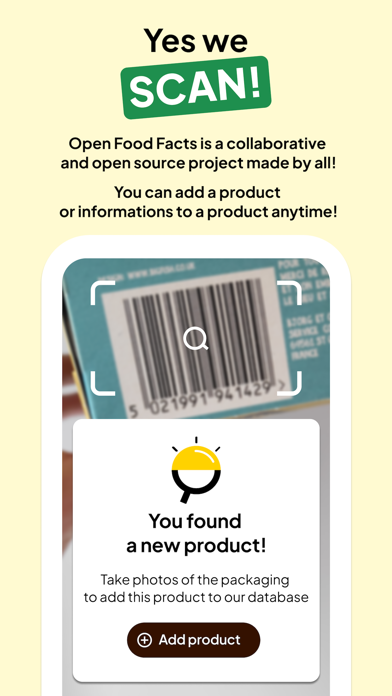 Open Food Facts - Product Scan Screenshot