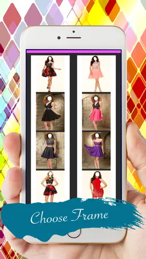 Prom Short Dress Photo Montage screenshot 3