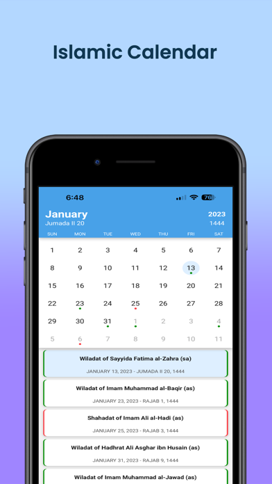 Screenshot #2 pour Shia+: Adhan, Calendar, Qibla