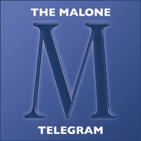 The Malone Telegram logo