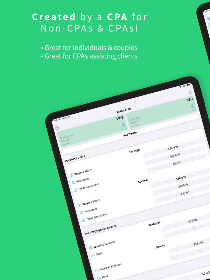Taxes Suck USA Tax Calculator