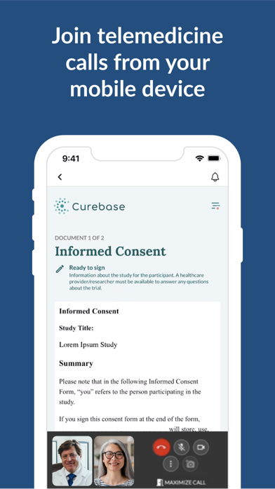 Curebase Screenshot