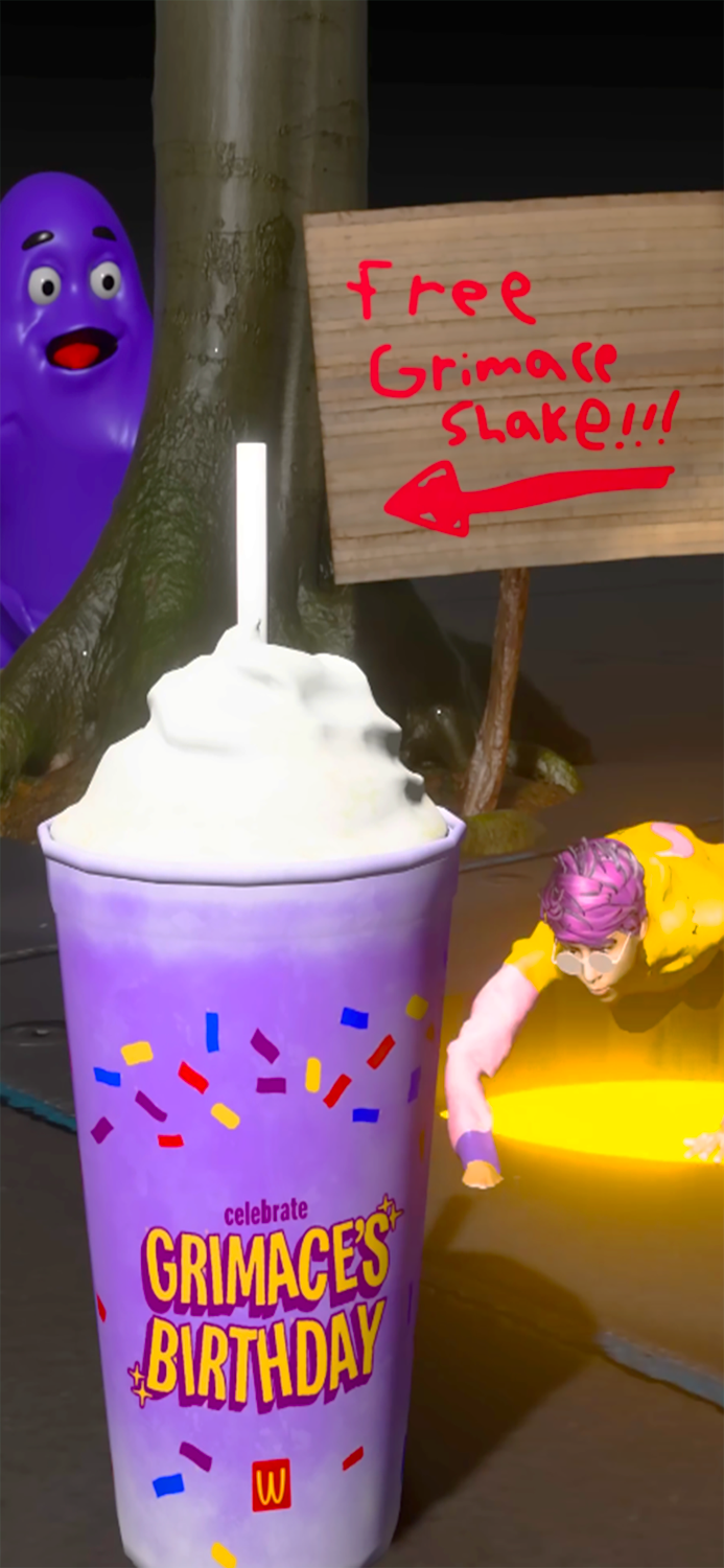 Grimace Shake