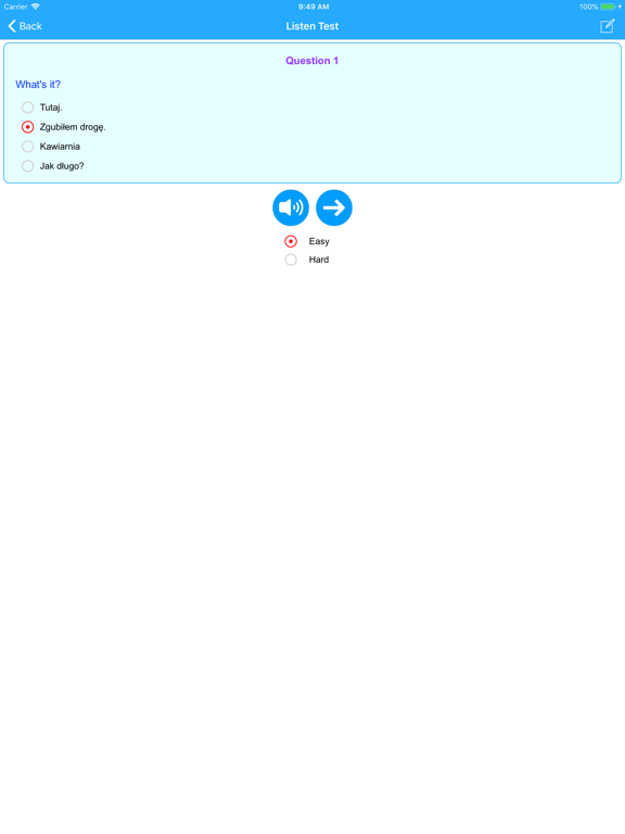 Learn Speak Polish Language iPad screenshot 5 - Education app