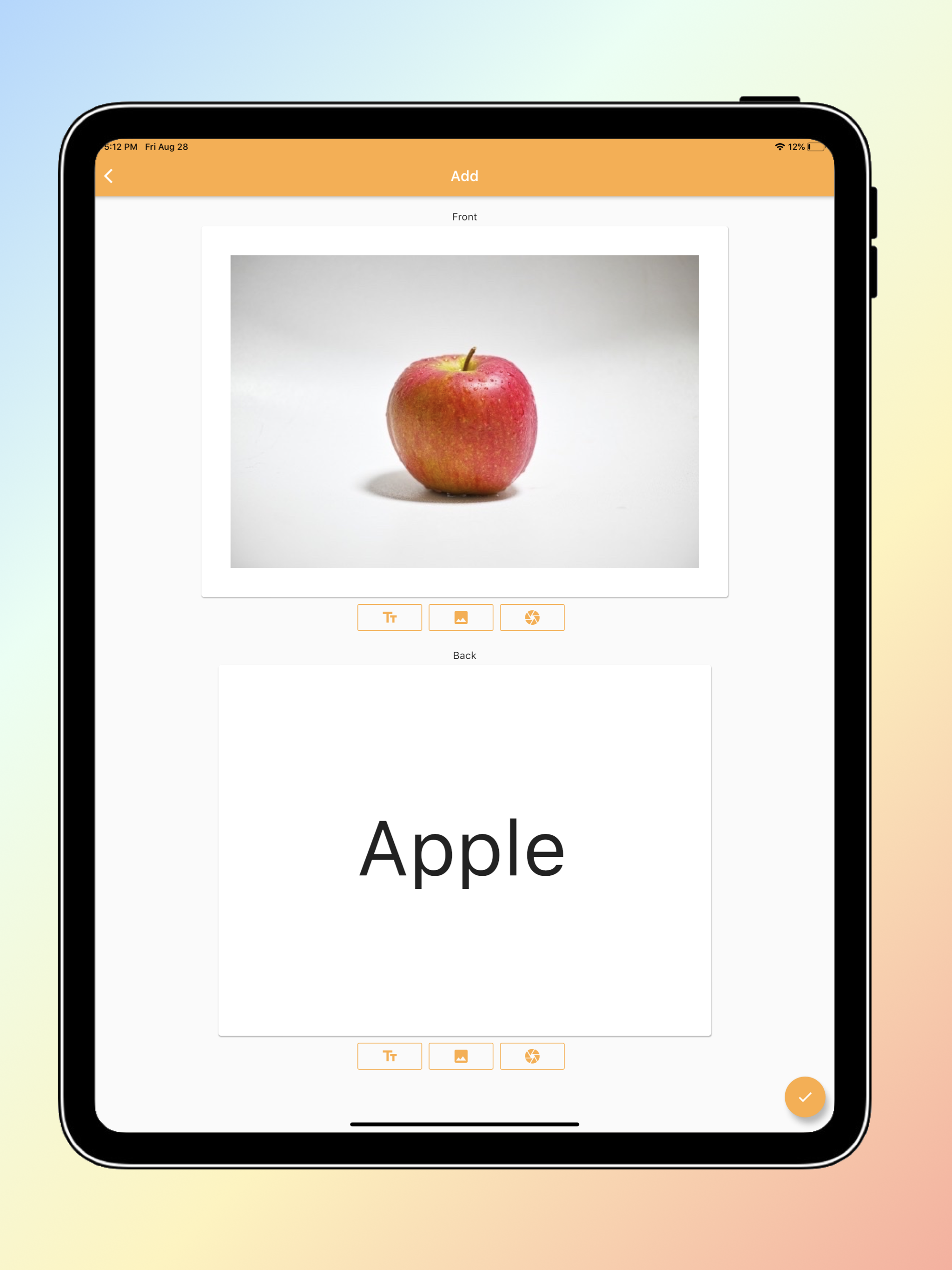 Flick Flashcard