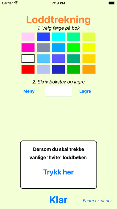 Screenshot #1 pour Loddtrekning