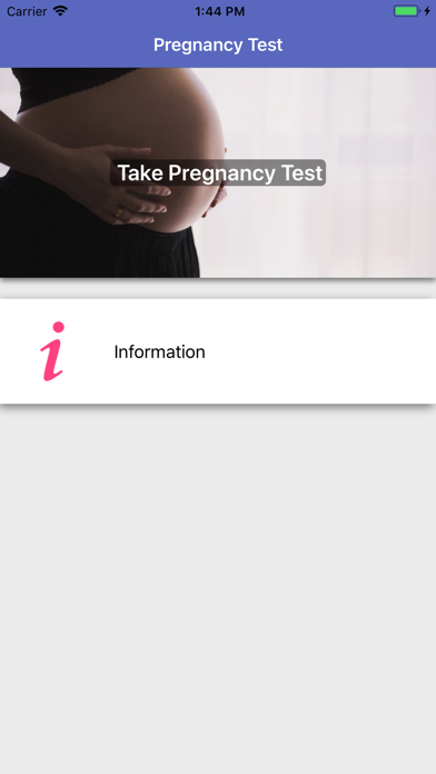Pregnancy Test - Symptoms Screenshot