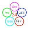 FLAT Weather Clock for iPhone icon