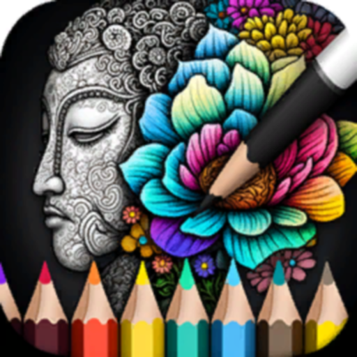 Zen: coloring book for adults icon