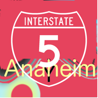 Interstate Highway 5 Anaheim