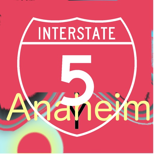 Interstate Highway 5 Anaheim icon