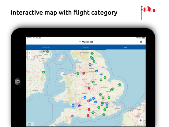 Metar-Taf iPad app afbeelding 2