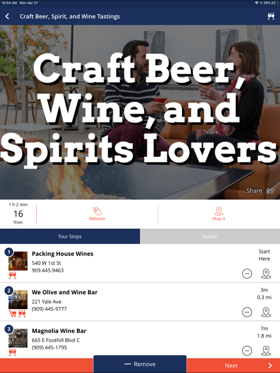 Discover Claremont iPad screenshot 6 - Travel app