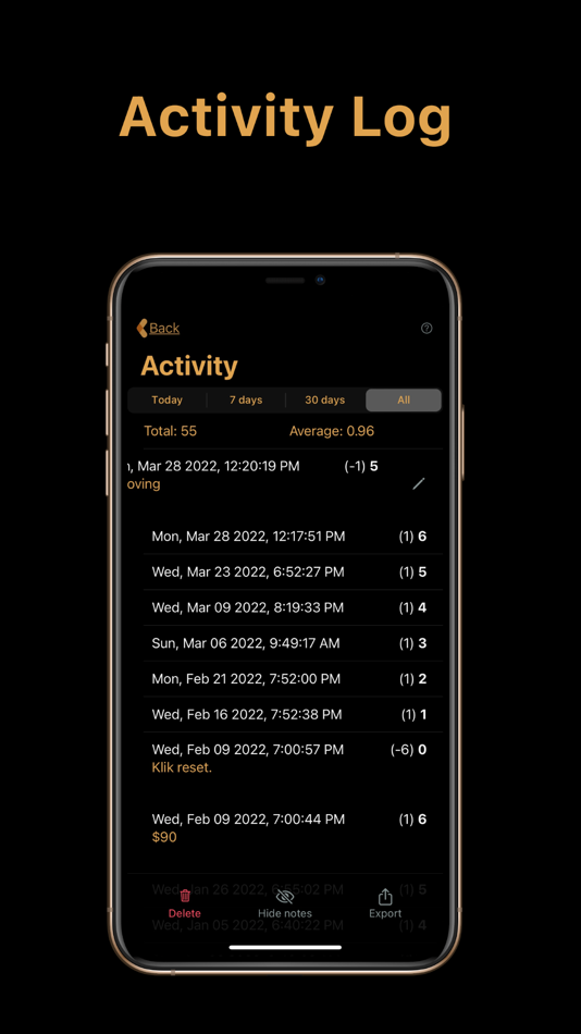 #5. KliksApp - An Elegant Counter (iOS) 由: Shlomo Avigdor