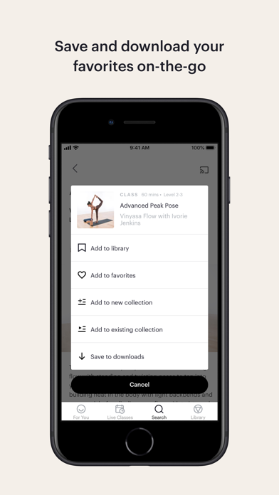 Glo | Yoga and Meditation App Screenshot
