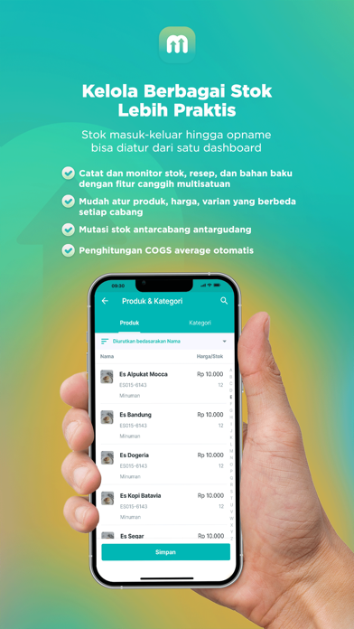 Aplikasi Kasir Wirausaha majoo Screenshot