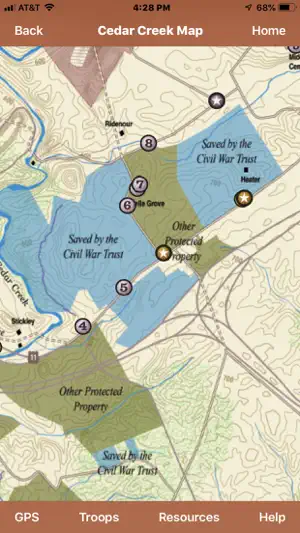 Cedar Creek Battle App screenshot 4