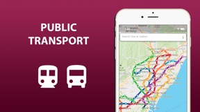 Public transport map Barcelona screenshot