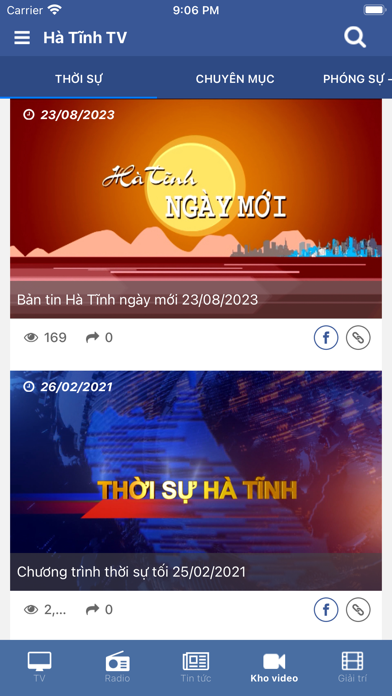 Báo Hà Tĩnh TV Screenshot