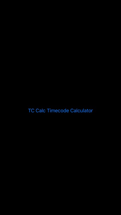 RZ Timecode Calculator