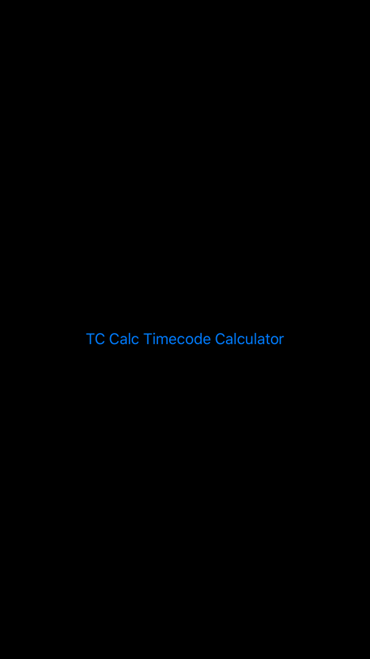 RZ Timecode Calculator - 1.11 - (iOS)