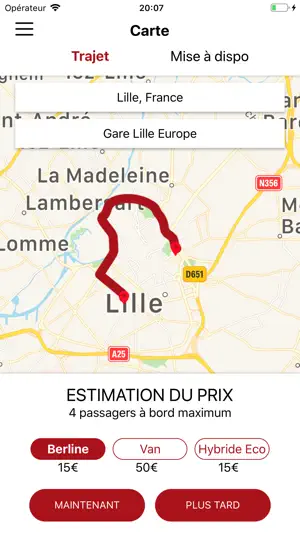 Cab for Lille screenshot 3