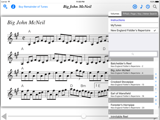 Screenshot #5 pour NewEnglandFiddler'sRepertoire