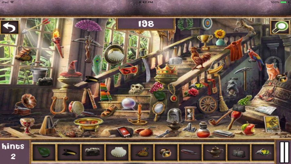 #1. Hidden Objects:Hidden Mania 12 (iOS) Bởi: Krunal Bhavsar
