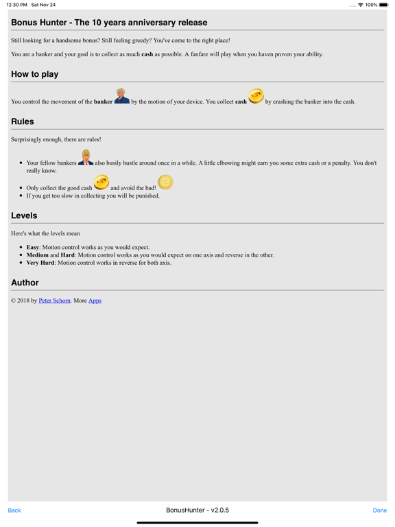 Bonus Hunter iPad screenshot 5 - Games app
