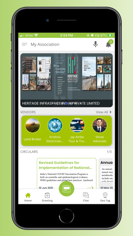 #2. My Association App (iOS) 来自: Communities Heritage Private Limited