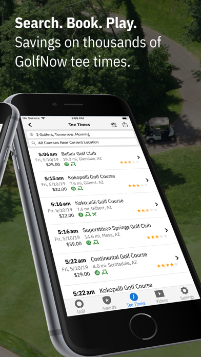 Golfshot Golf GPS + Watch App Screenshot